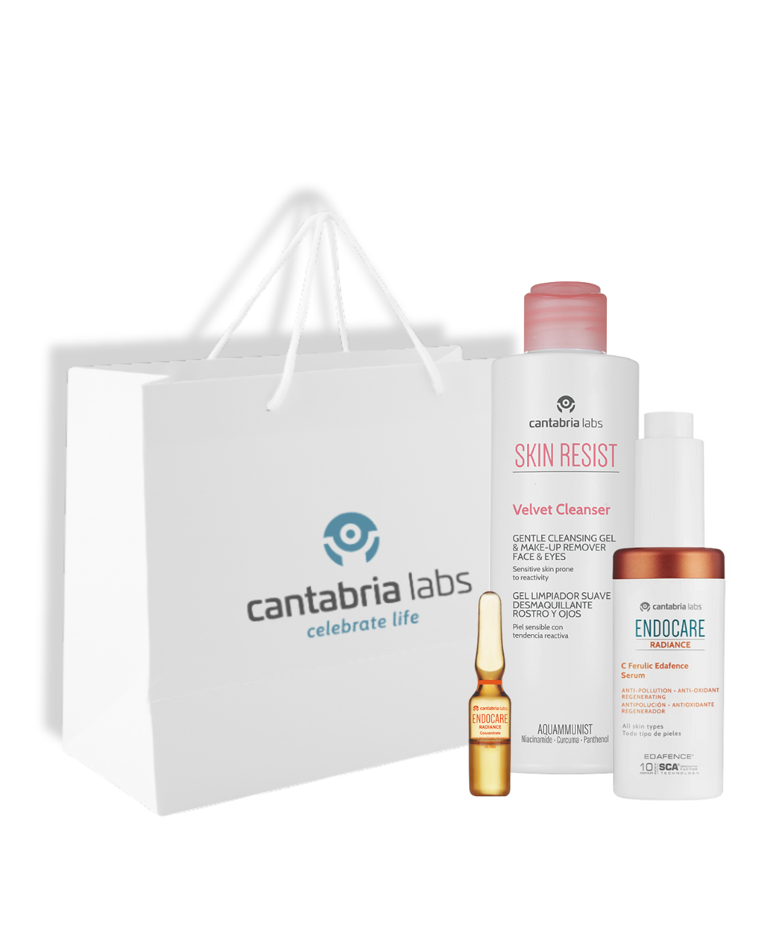 CANTABRIA LABS Antioxidant and Skin Glow Set (30ml + 200ml + 1ml)