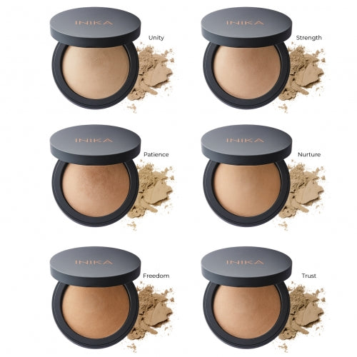 INIKA ORGANIC KOMPAKTINĖ MINERALINĖ PUDRA - Trust, 8 g