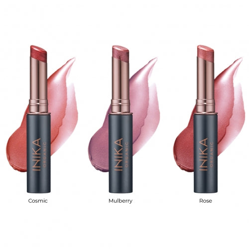 INIKA ORGANIC LŪPŲ BALZAMAS SU SPALVA - Cosmic, 3.5 g