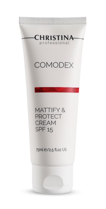 Comodex Mattify & Protect Cream SPF 15 / Drėkinamasis veido kremas 75ml