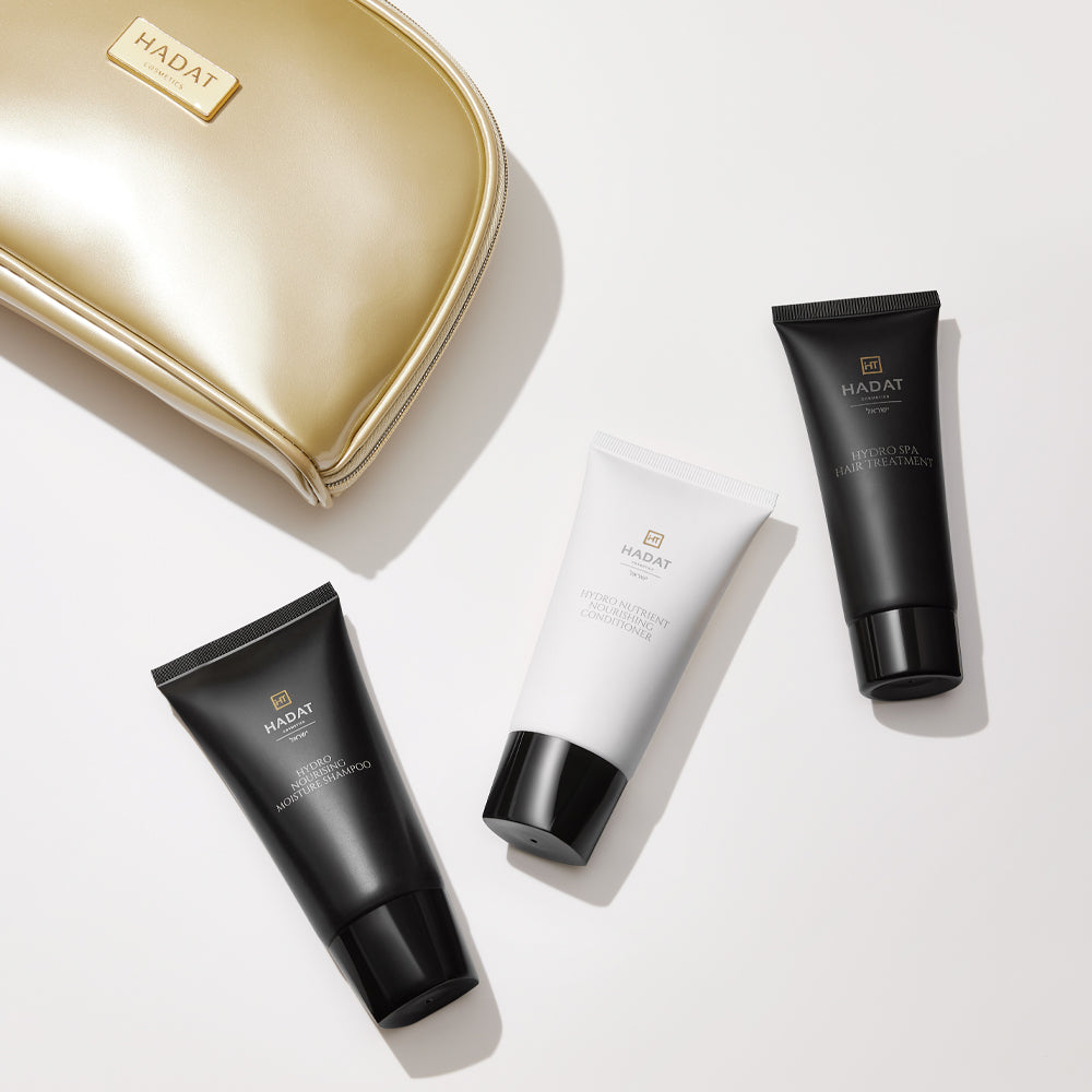 HADAT Hydro Nourishing maitinamasis ir drėkinamasis plaukų rinkinys