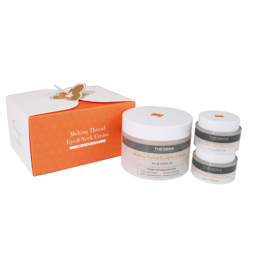 MELTING THREAD PAAKIŲ IR KAKLO KREMAS, 100 ML + DVI MINI PAKUOTĖS DOVANŲ 2 × 15 ml