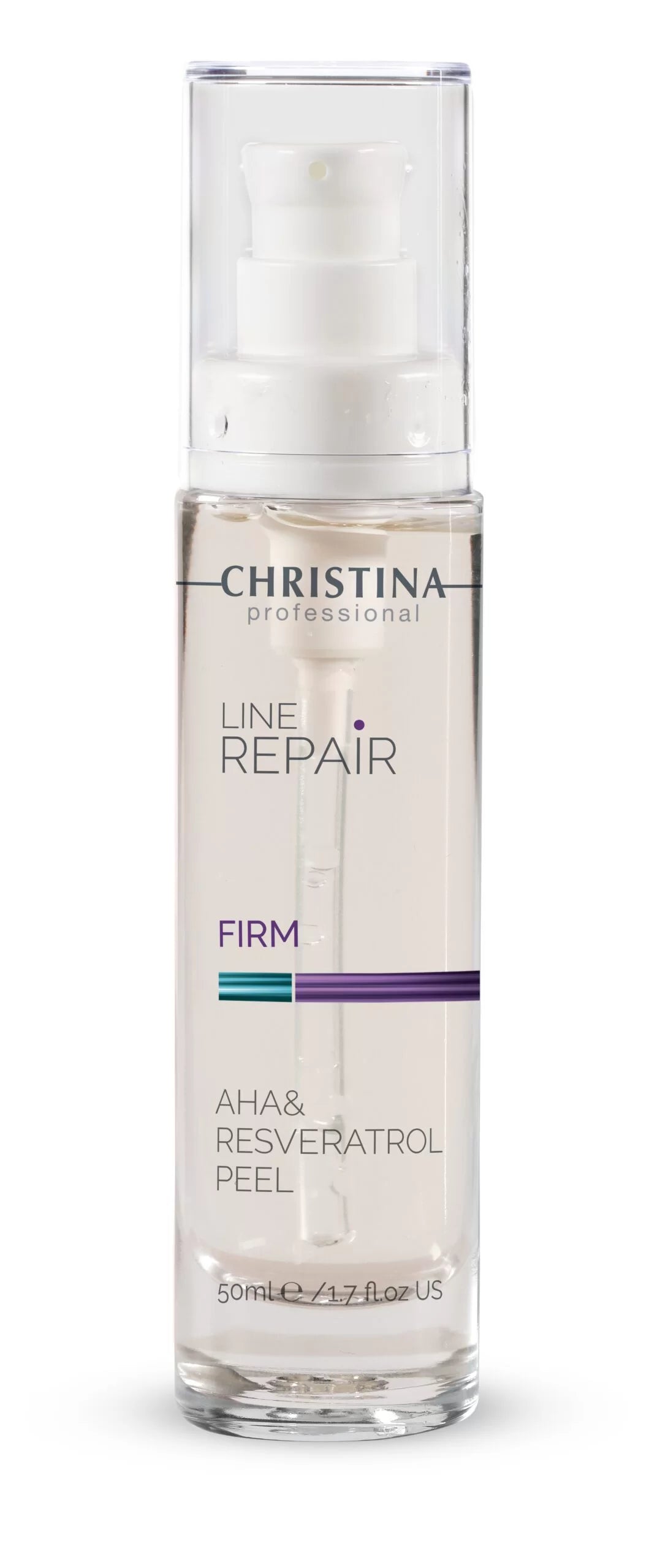 Line Repair Firm AHA & Resveratrol Peel / Šviesinantis ir jauninantis odą šveitiklis 50ml