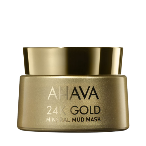 AHAVA MINERAL MUD 24K AUKSO MINERALINĖ PURVO KAUKĖ, 50 ml