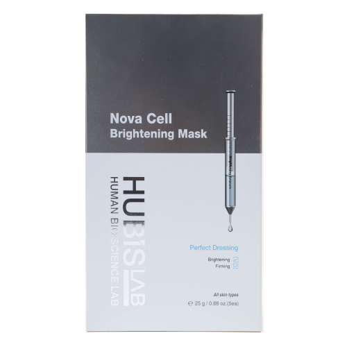 HUBISLAB +E EPIDERMA NOVA CELL ŠVIESINANTI VEIDO KAUKĖ, 35 G (5 VNT)