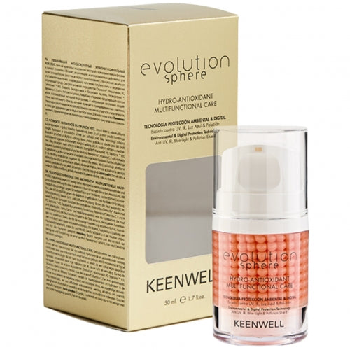 KEENWELL EVOLUTION SPHERE DRĖKINANTIS APSAUGINIS VEIDO KREMAS, 50 ml