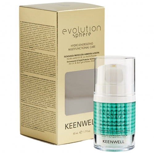 KEENWELL EVOLUTION SPHERE DRĖKINANTIS ENERGIJOS SUTEIKIANTIS VEIDO KREMAS, 50 ml