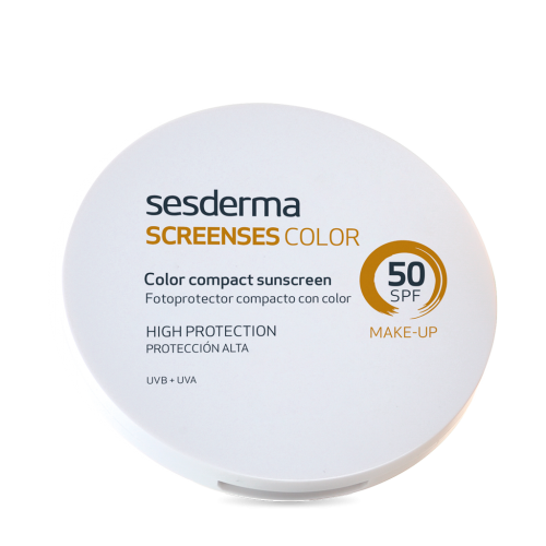 SESDERMA SCREENSES SPF50 KOMPAKTINĖ PUDRA (ŠVIESI), 10 g