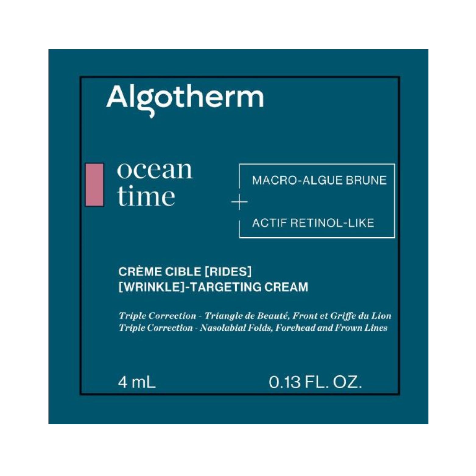 ALGOTHERM OCEAN TIME PRIEŠRAUKŠLINIS VEIDO KREMAS, 4 ML