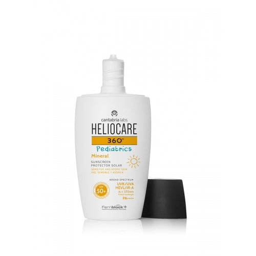 HELIOCARE 360 PEDIATRICS APSAUGA NUO SAULĖS SU MINERALINIAIS FILTRAIS VAIKAMS IR KŪDIKIAMS SPF50+, 50 ML