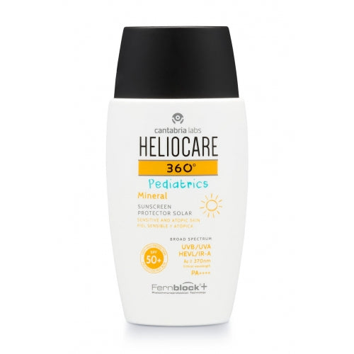 HELIOCARE 360 PEDIATRICS APSAUGA NUO SAULĖS SU MINERALINIAIS FILTRAIS VAIKAMS IR KŪDIKIAMS SPF50+, 50 ML