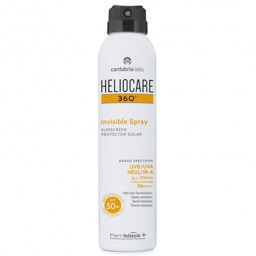 HELIOCARE 360 INVISIBLE APSAUGINIS PURŠKIKLIS KŪNUI NUO SAULĖS SPF50+, 200 ML