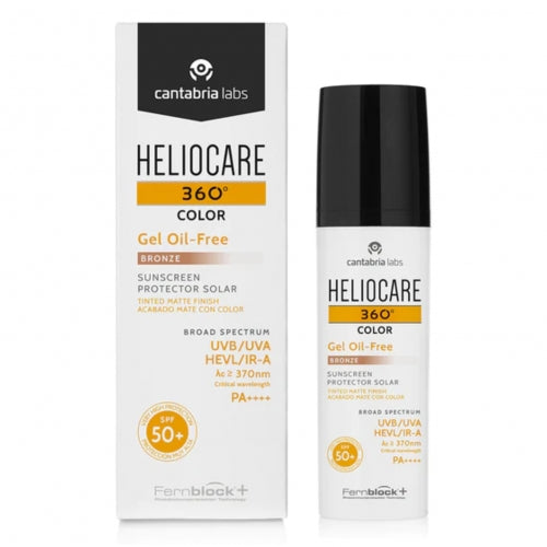 HELIOCARE 360 OIL-FREE APSAUGINIS GELIS NUO SAULĖS SPF50+, 50 ML (Bronze)