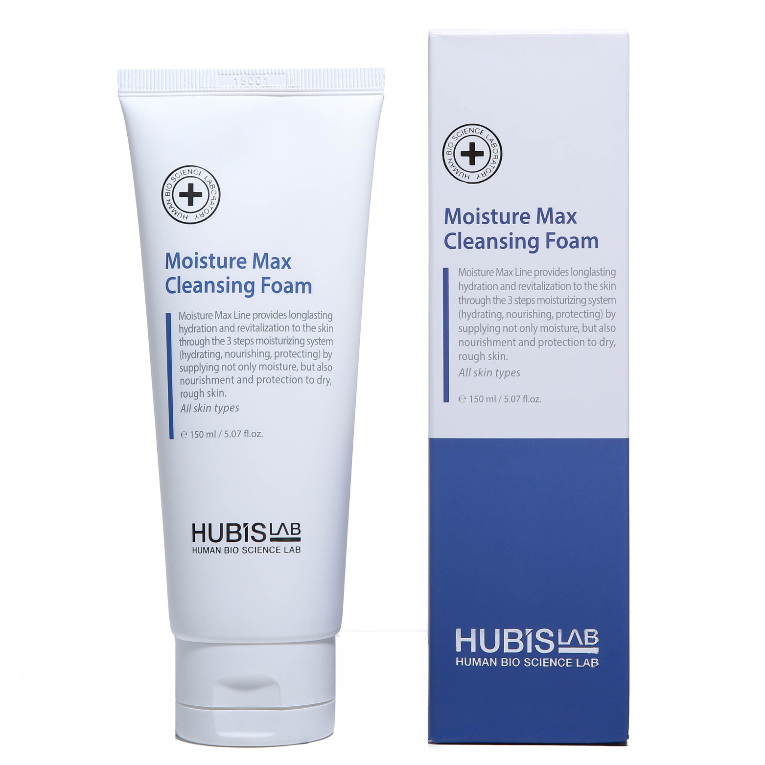 HUBISLAB MOISTURE MAX VEIDO PRAUSIKLIS, 150 ML