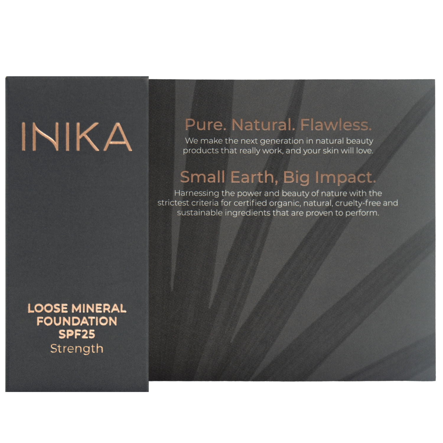 INIKA BIRI MINERALINĖ PUDRA SPF 25 - Strength, 0.7g