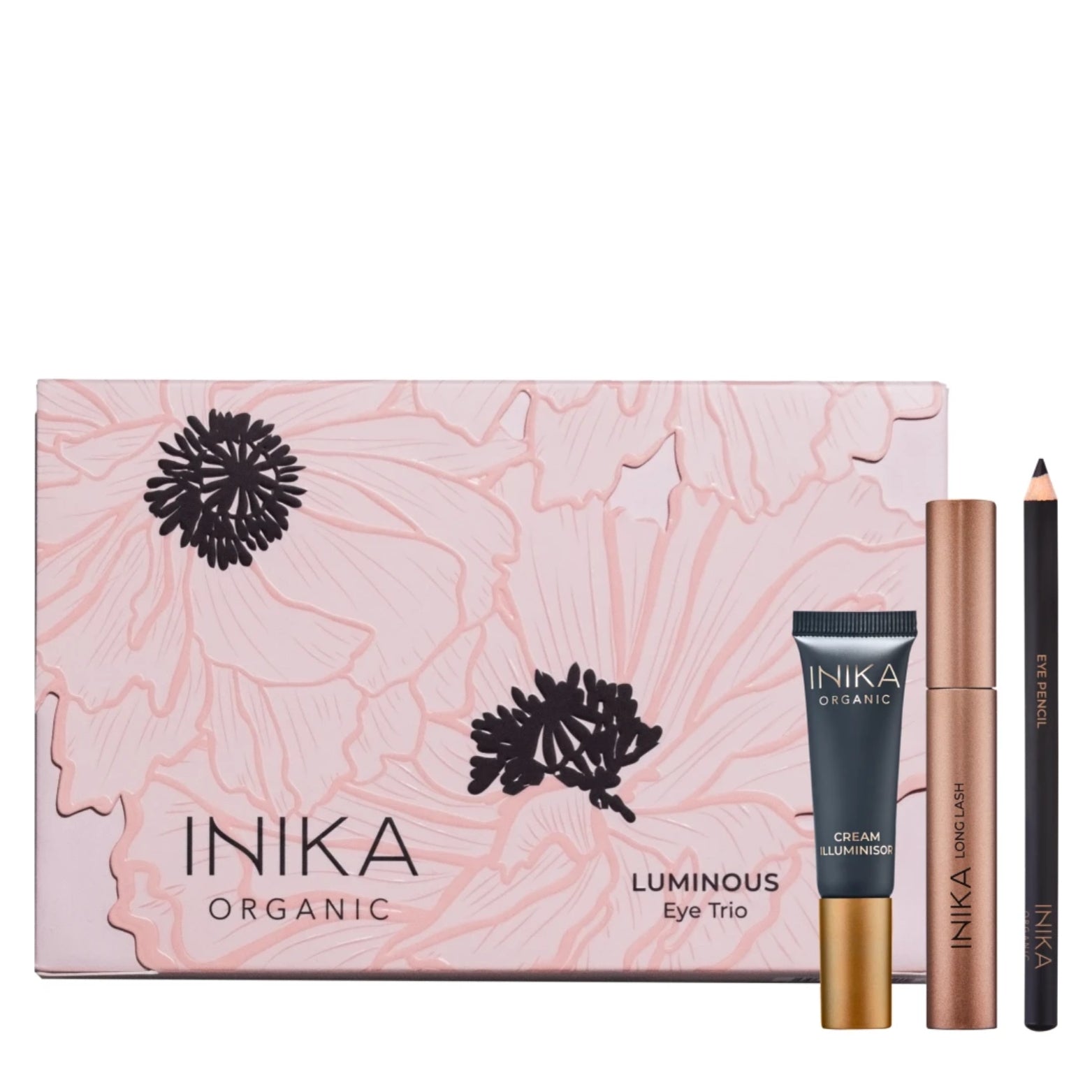 INIKA ORGANIC LUMINOUS EYE TRIO RINKINYS