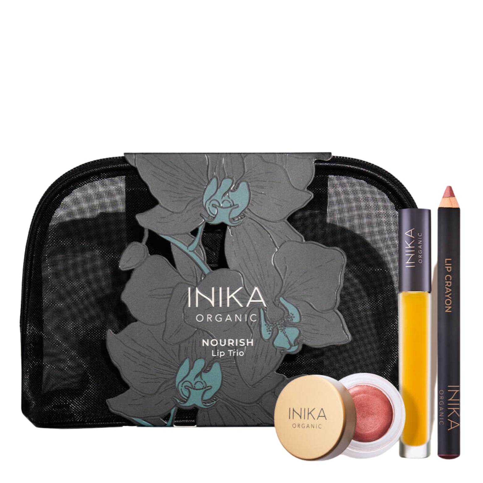 INIKA ORGANIC NOURISH LIP TRIO RINKINYS