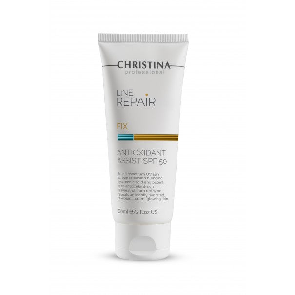 Line Repair Fix Antioxidant Assist SPF50 / Apsauginis losjonas su SPF50 60ml