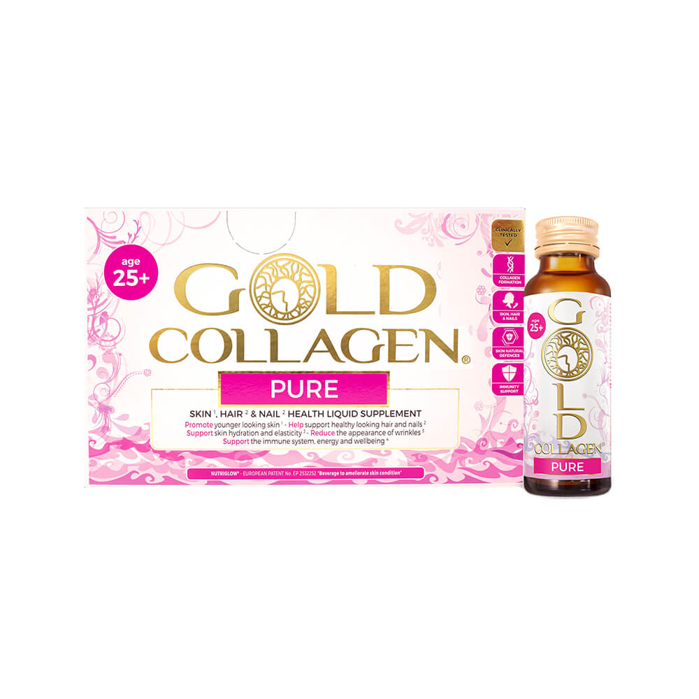 PURE Gold Collagen geriamas kolagenas odai, nagams, plaukams arba žmonėms +25