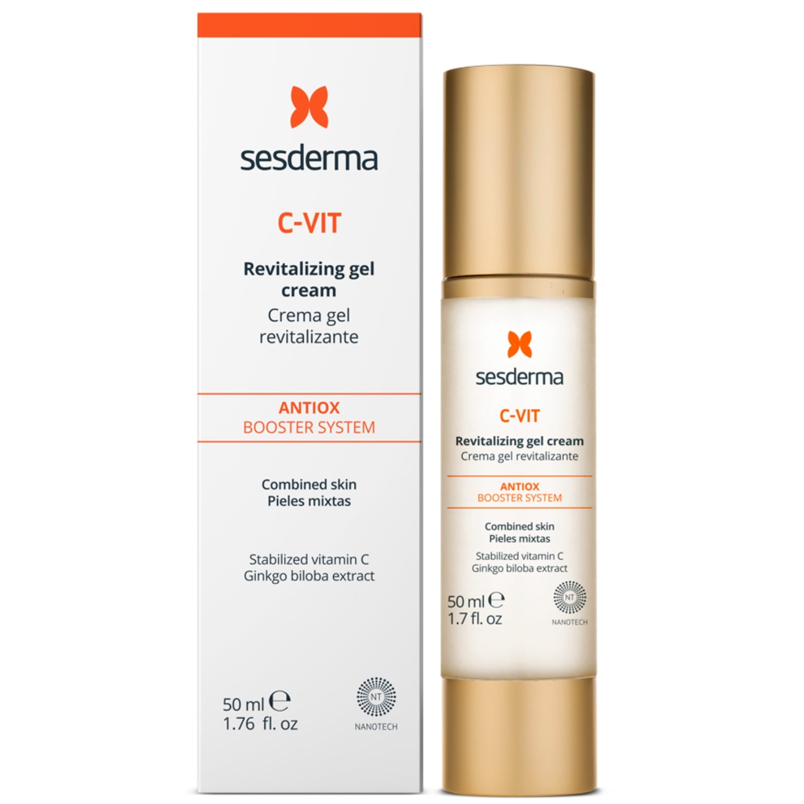 SESDERMA C-VIT GAIVINAMASIS VEIDO GELINIS KREMAS, 50 ml