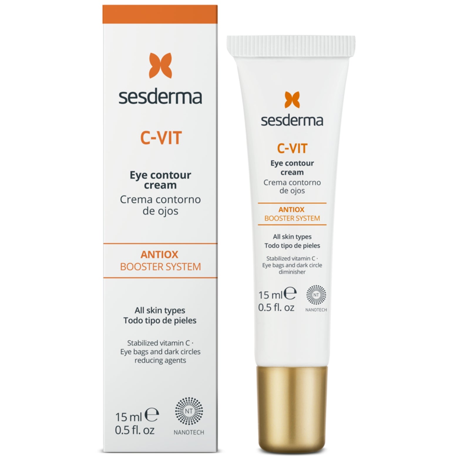 SESDERMA C-VIT PAAKIŲ KONTŪRO KREMAS, 15 ml