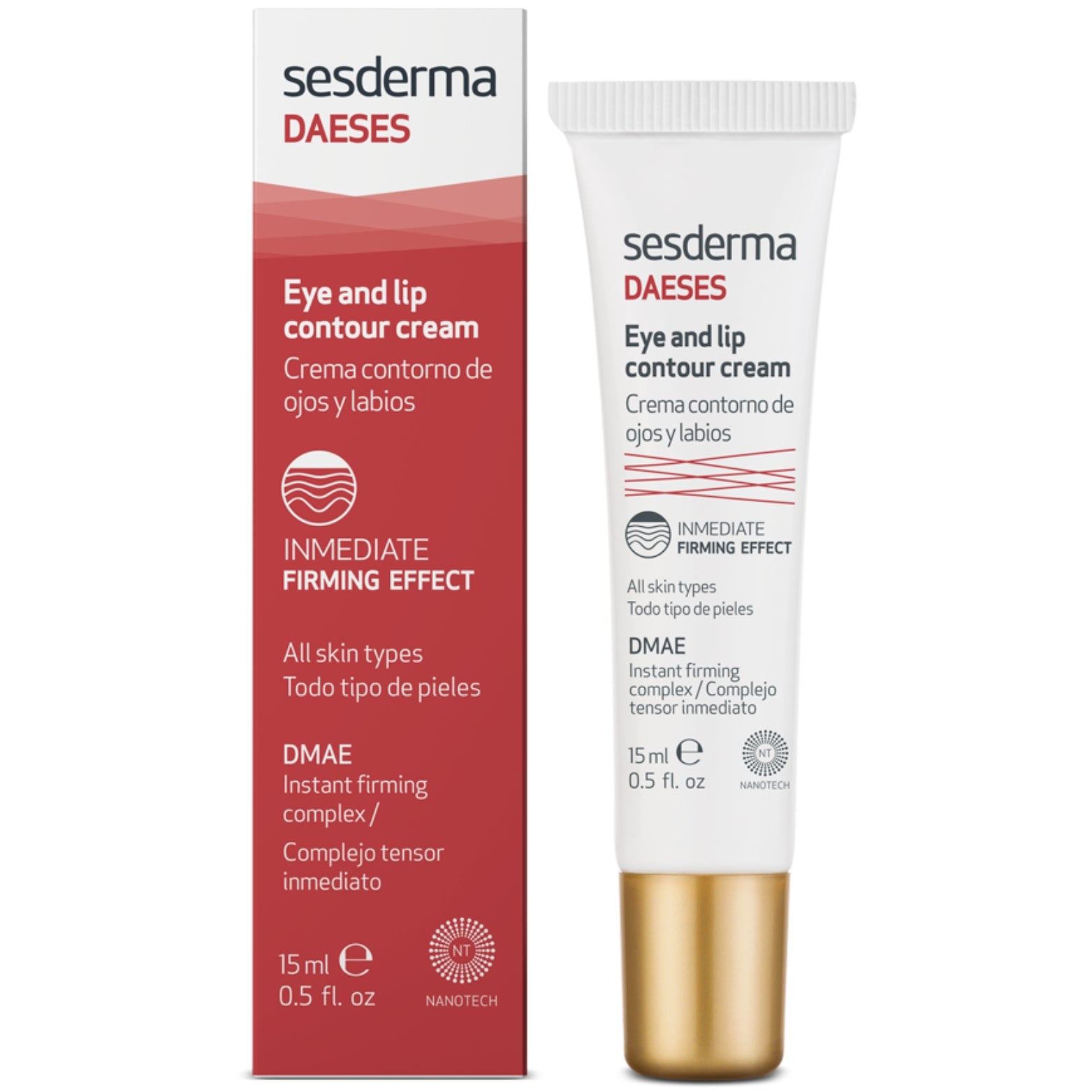 SESDERMA DAESES PAAKIŲ IR LŪPŲ KONTŪRO KREMAS, 15 ml