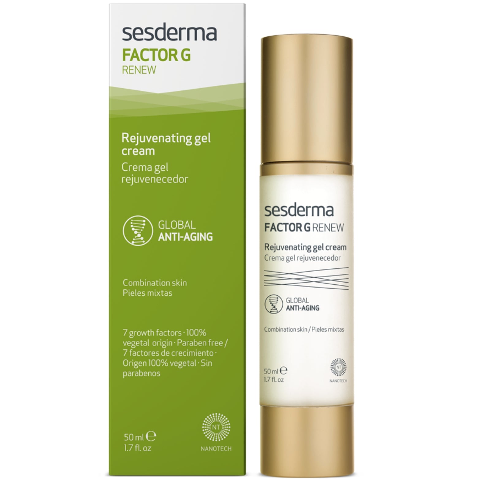 SESDERMA FACTOR G JAUNINANTIS GELINIS KREMAS, 50 ml