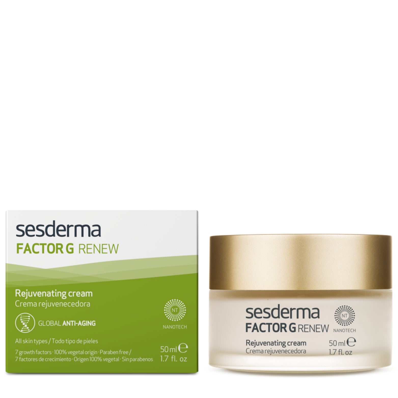 SESDERMA FACTOR G REGENERUOJAMASIS KREMAS, 50 ml