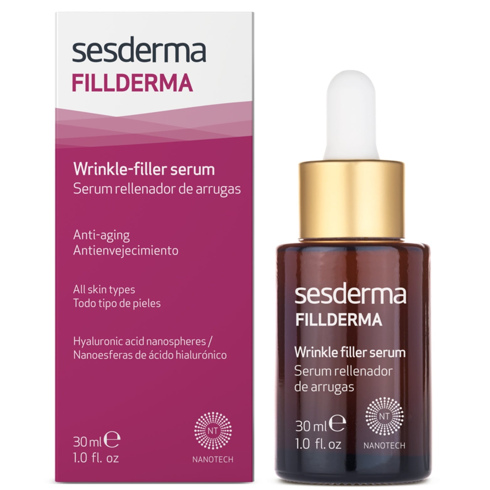 SESDERMA FILLDERMA RAUKŠLES UŽPILDANTIS SERUMAS, 30 ml