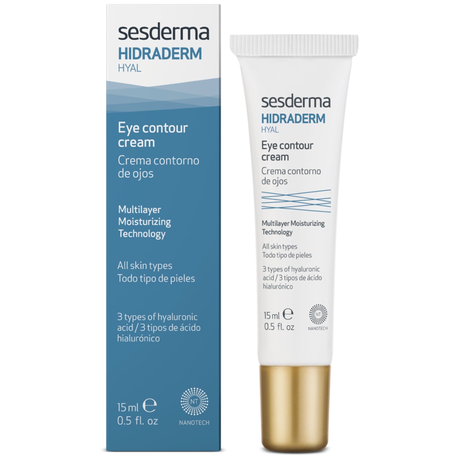 SESDERMA HIDRADERM HYAL PAAKIŲ KREMAS, 15 ml