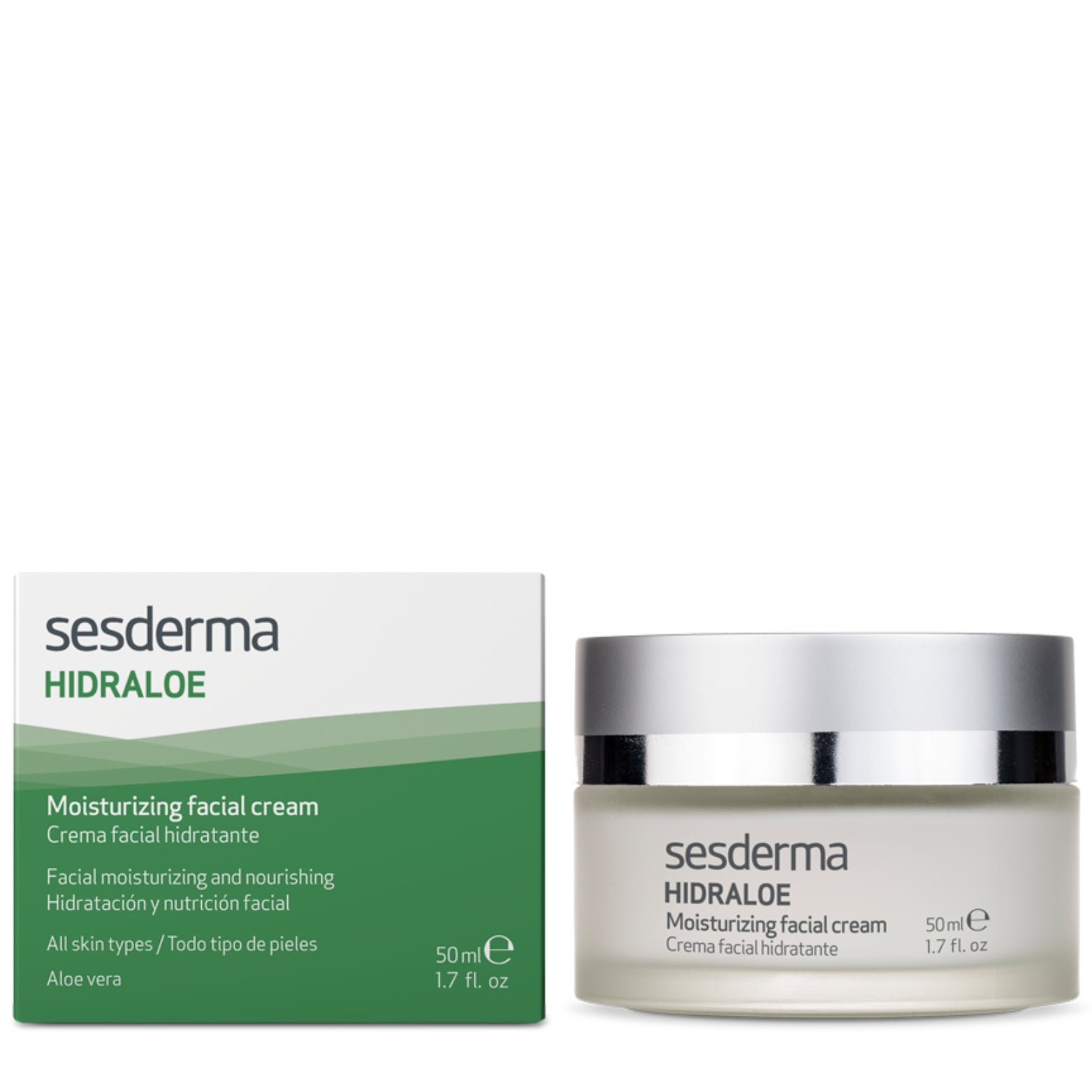 SESDERMA HIDRALOE DRĖKINAMASIS VEIDO KREMAS, 50 ML