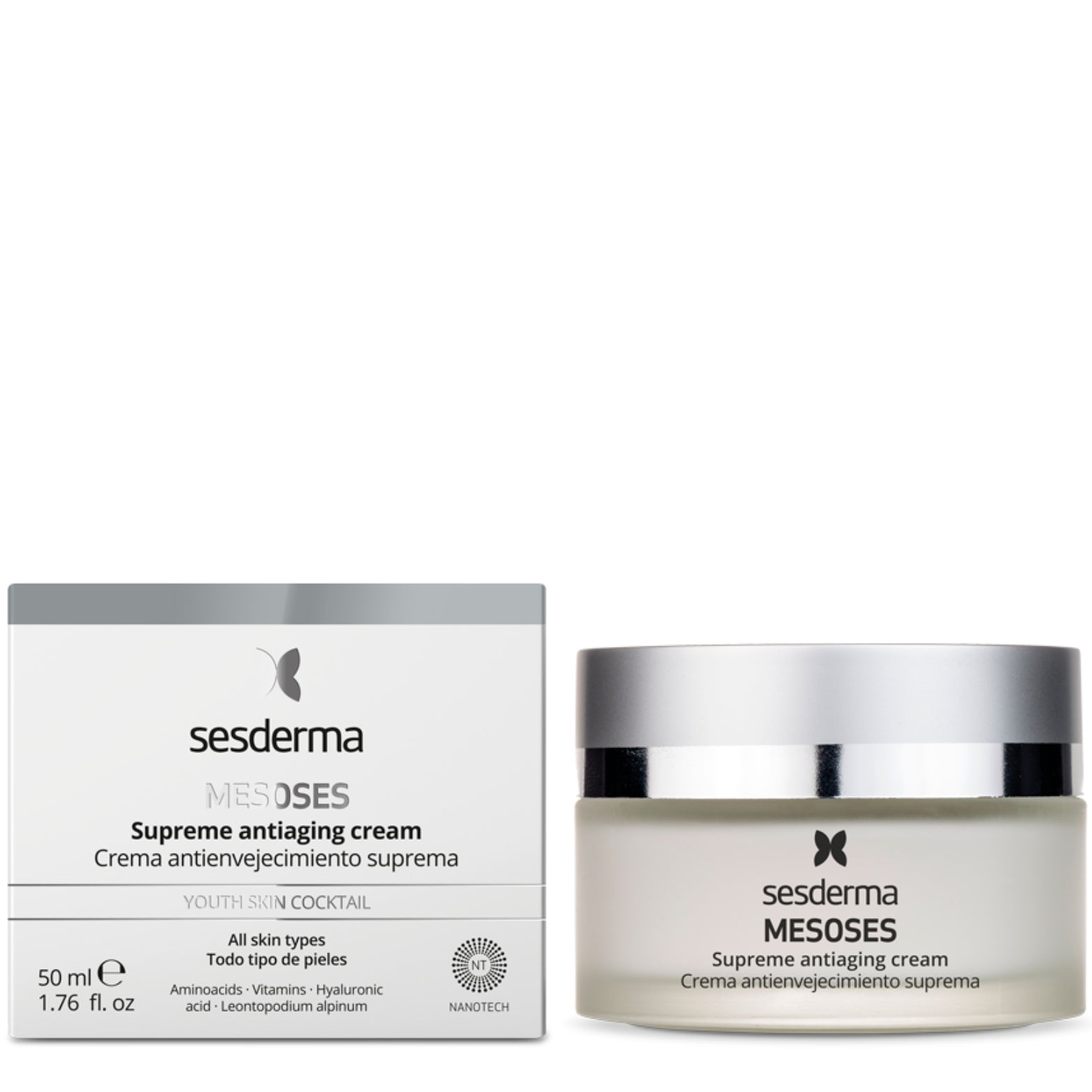 SESDERMA MESOSES VEIDO KREMAS, 50 ML