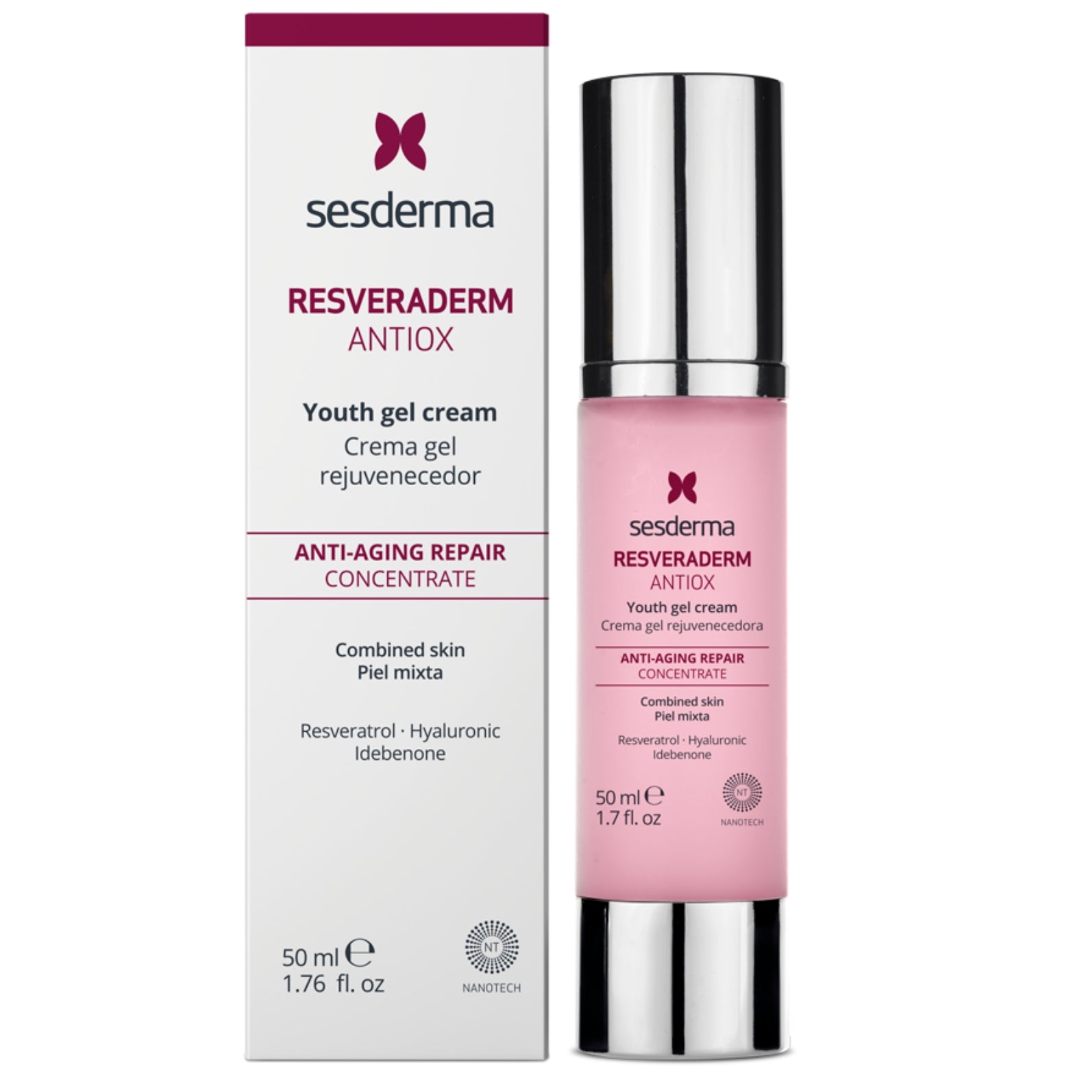 SESDERMA RESVERADERM ANTIOX KREMAS, 50 ml