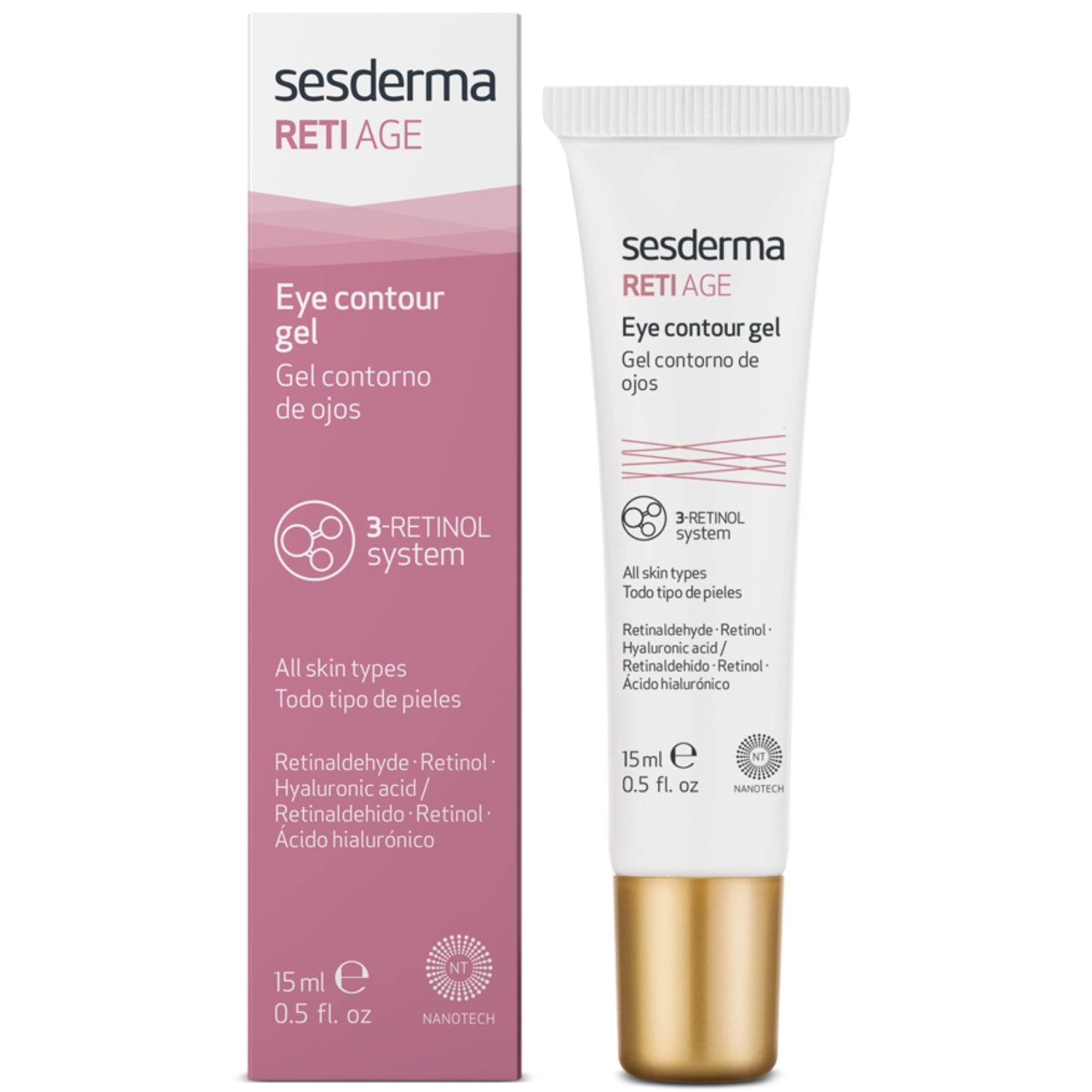 SESDERMA RETI-AGE AKIŲ KONTŪRO KREMAS, 15 ml