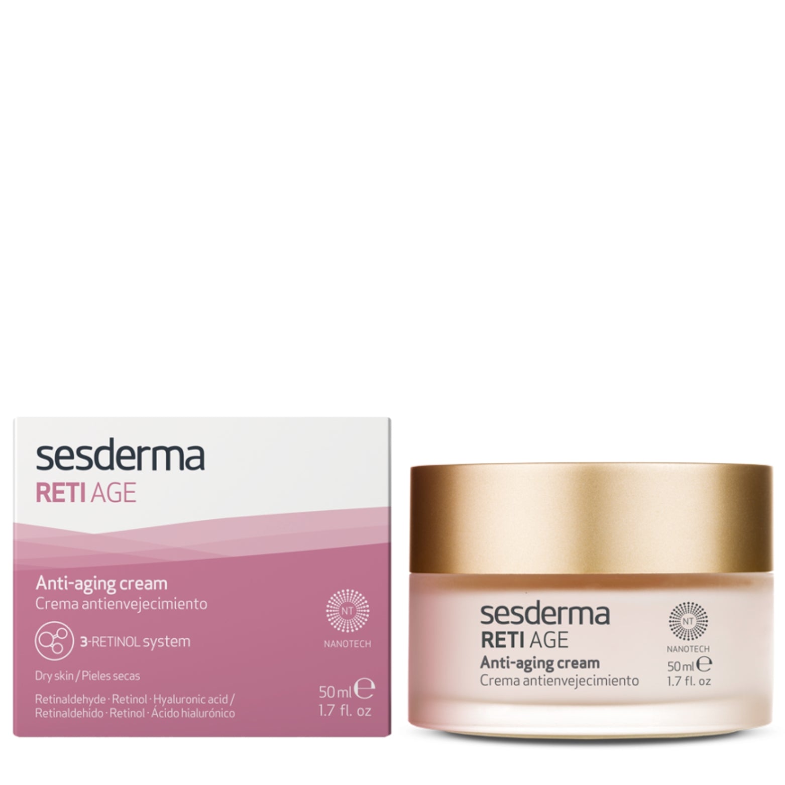 SESDERMA RETI-AGE VEIDO KREMAS, 50 ml