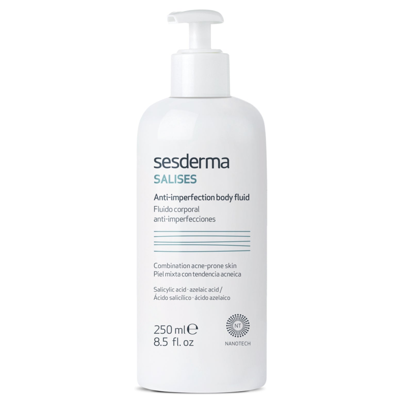 SESDERMA SALISES KŪNO FLUIDAS PROBLEMINEI ODAI, 250 ML