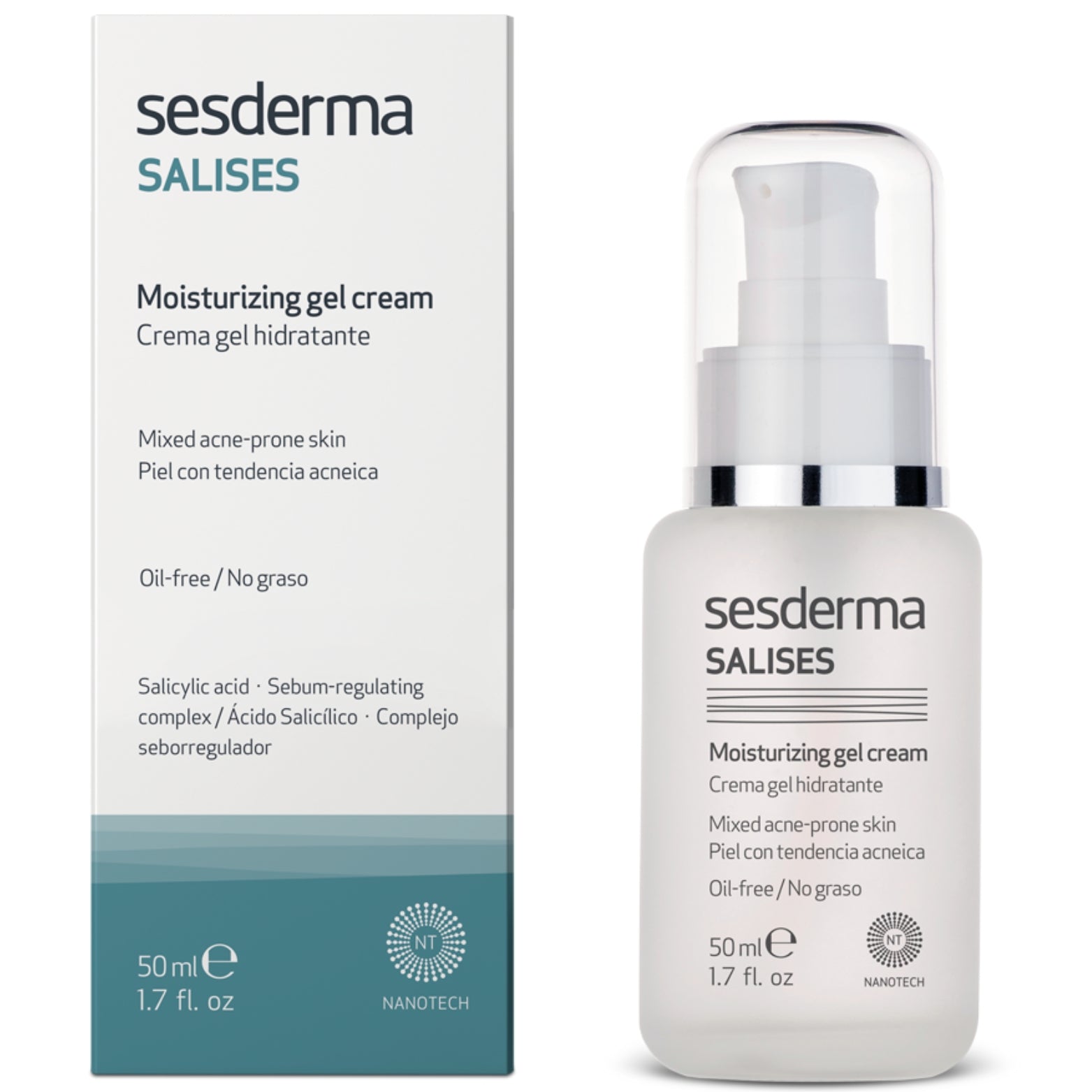 SESDERMA SALISES DRĖKINAMASIS GELINIS KREMAS, 50 ml