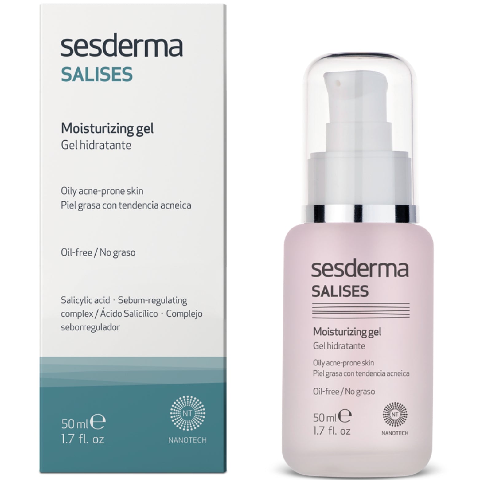 SESDERMA SALISES DRĖKINAMASIS GELIS, 50 ml