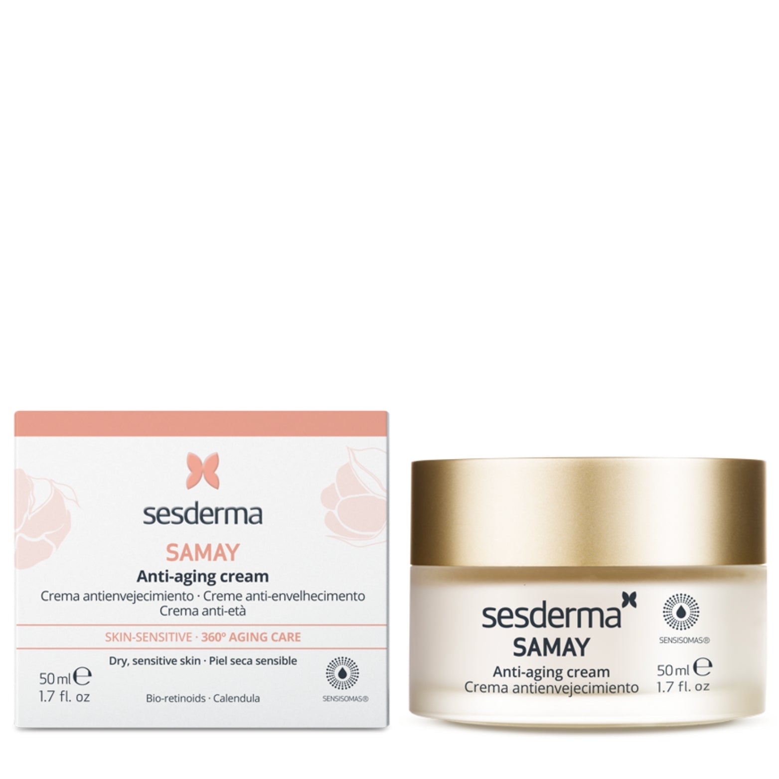 SESDERMA SAMAY JAUNINANTIS VEIDO KREMAS SU AUGALINIU RETINOLIU, 50 ml