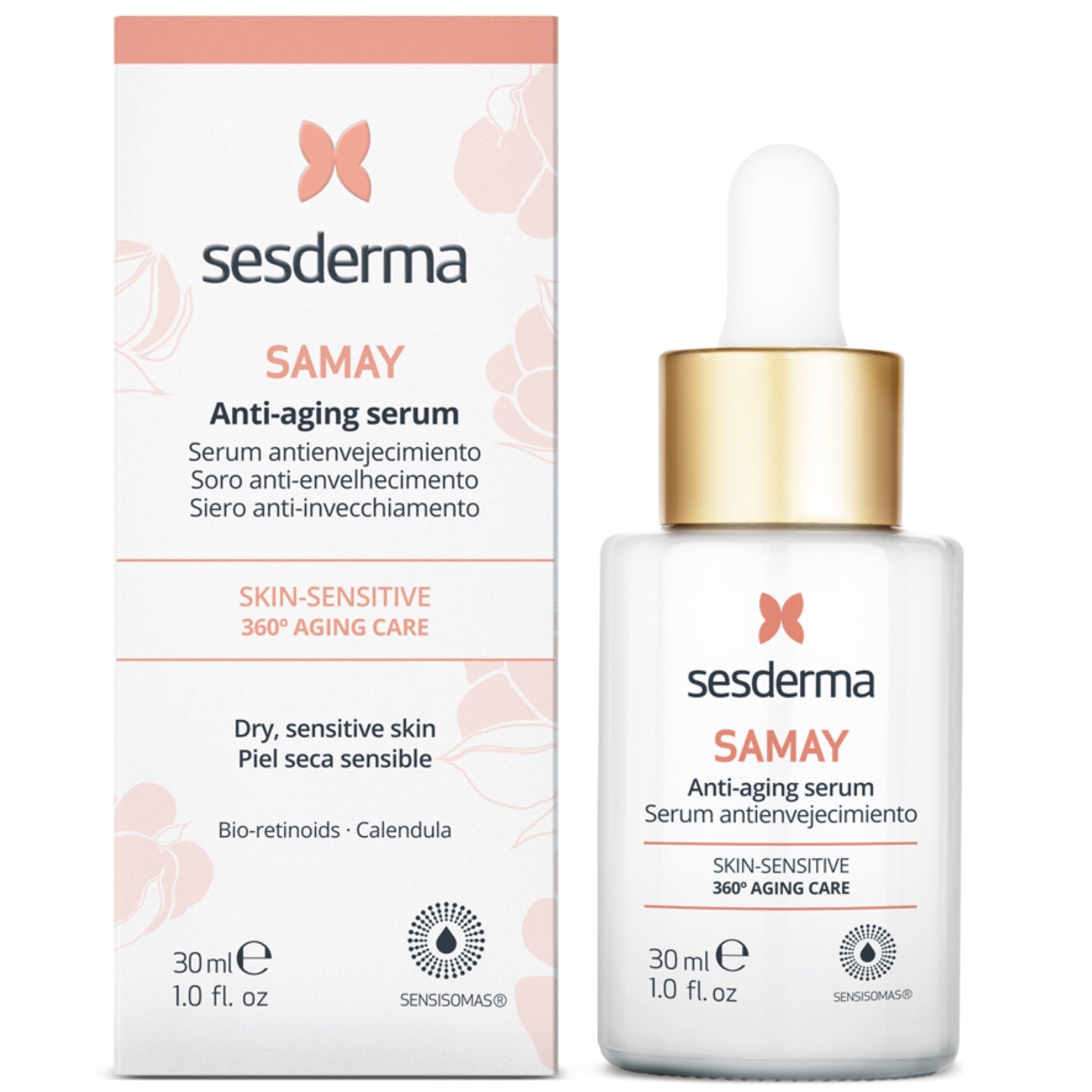 SESDERMA SAMAY JAUNINANTIS SERUMAS SU AUGALINIU RETINOLIU JAUTRIAI ODAI, 30 ml