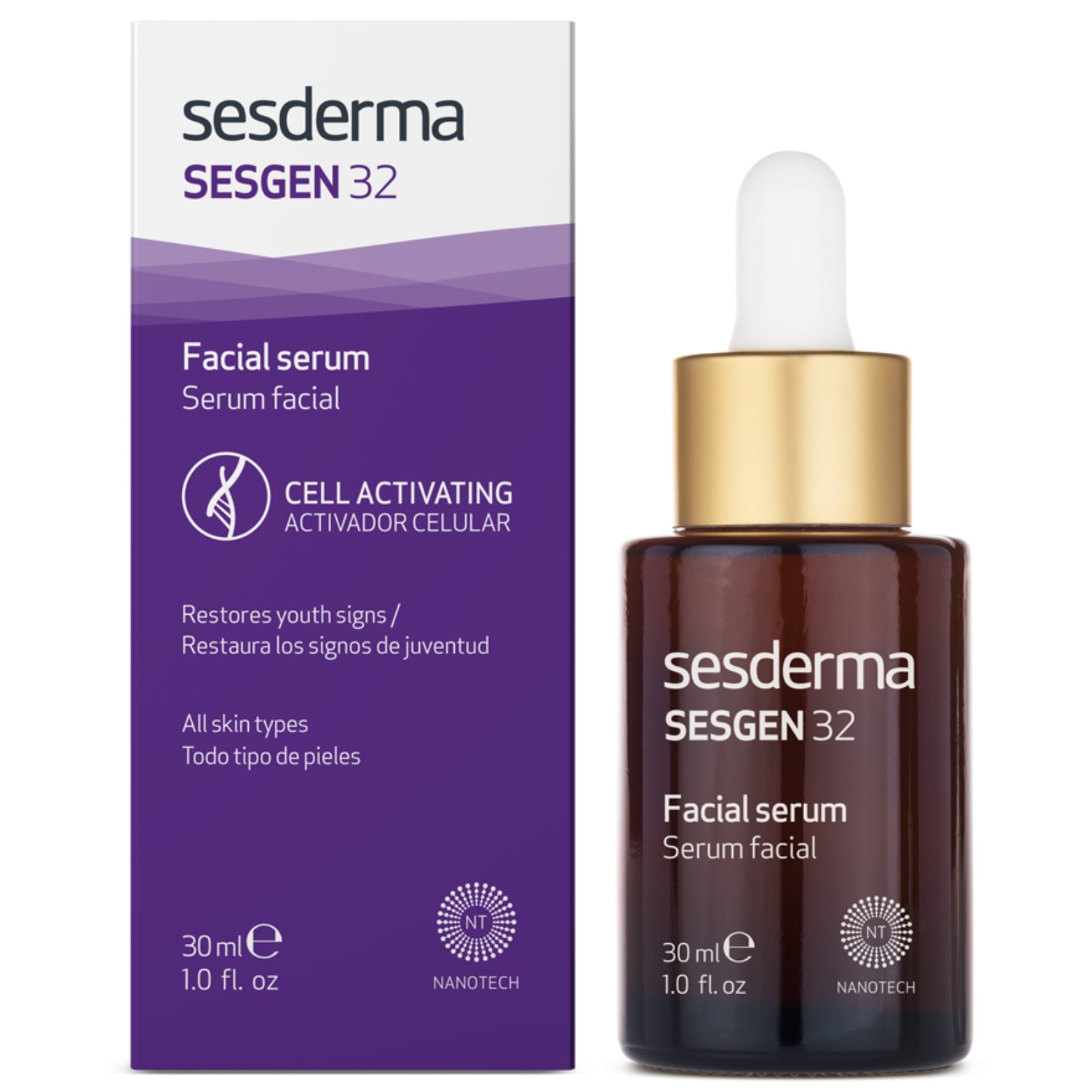 SESDERMA SESGEN 32 LĄSTELES AKTYVUOJANTIS SERUMAS, 30 ml