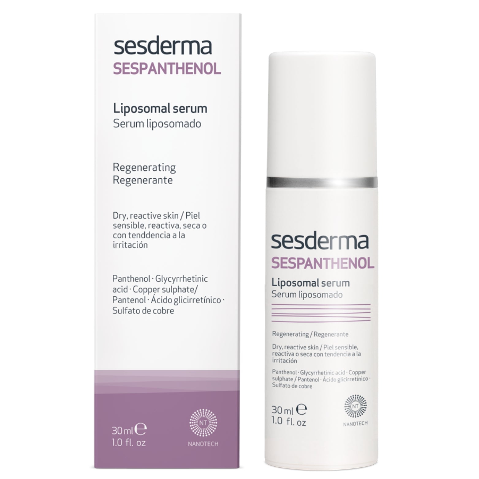 SESDERMA SESPANTHENOL LIPOSOMINIS SERUMAS, 30 ml