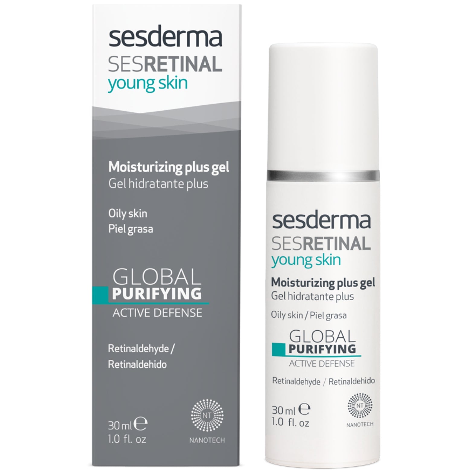 SESDERMA SESRETINAL PLUS GELIS Į AKNĘ LINKUSIAI ODAI, 30 ml