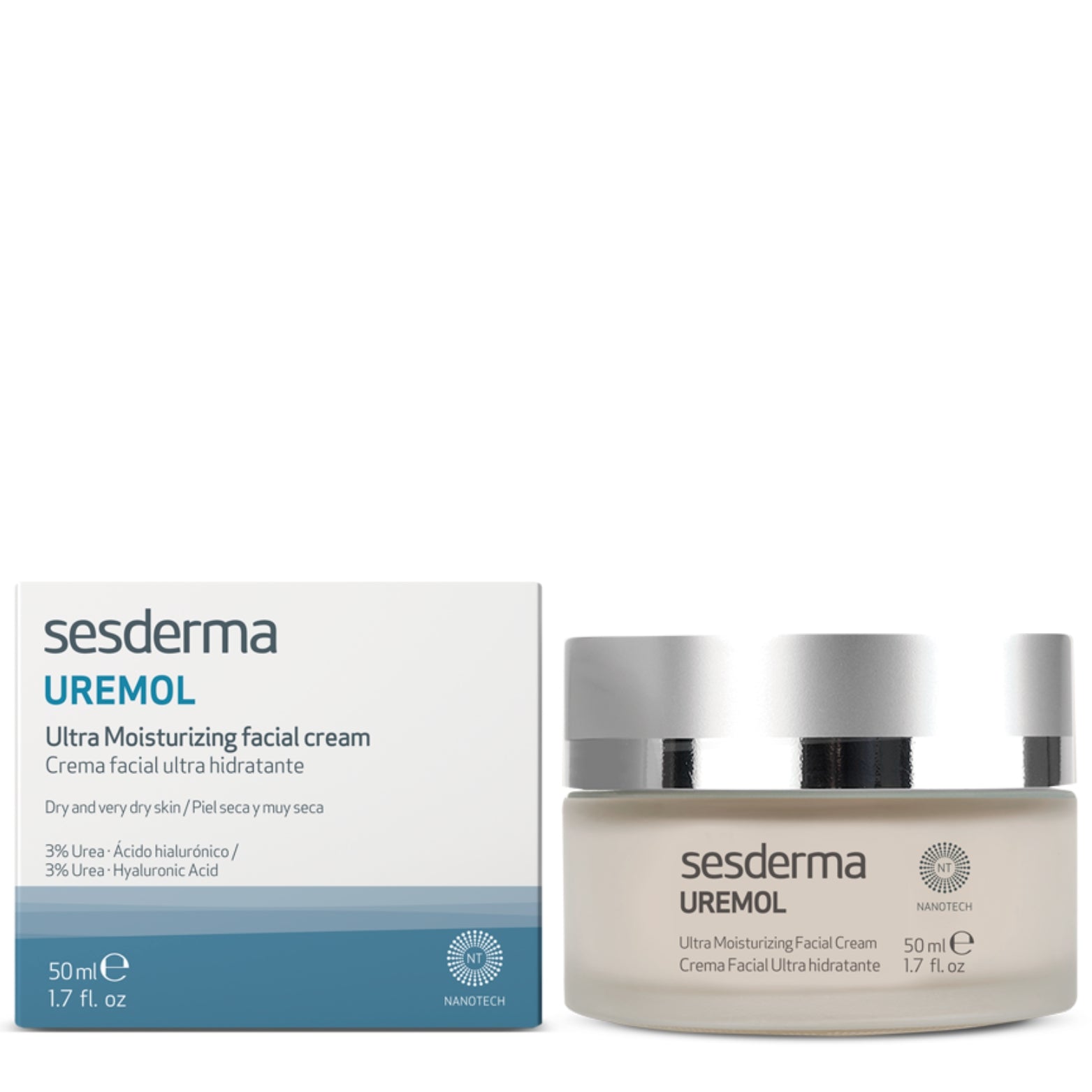 SESDERMA UREMOL DRĖKINAMASIS VEIDO KREMAS, 50 ml