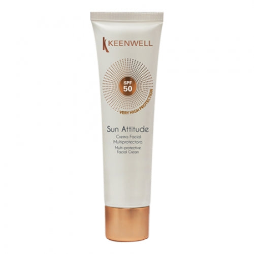 KEENWELL SUN ATTITUDE APSAUGINIS KREMAS VEIDUI SPF 50, 60 ml