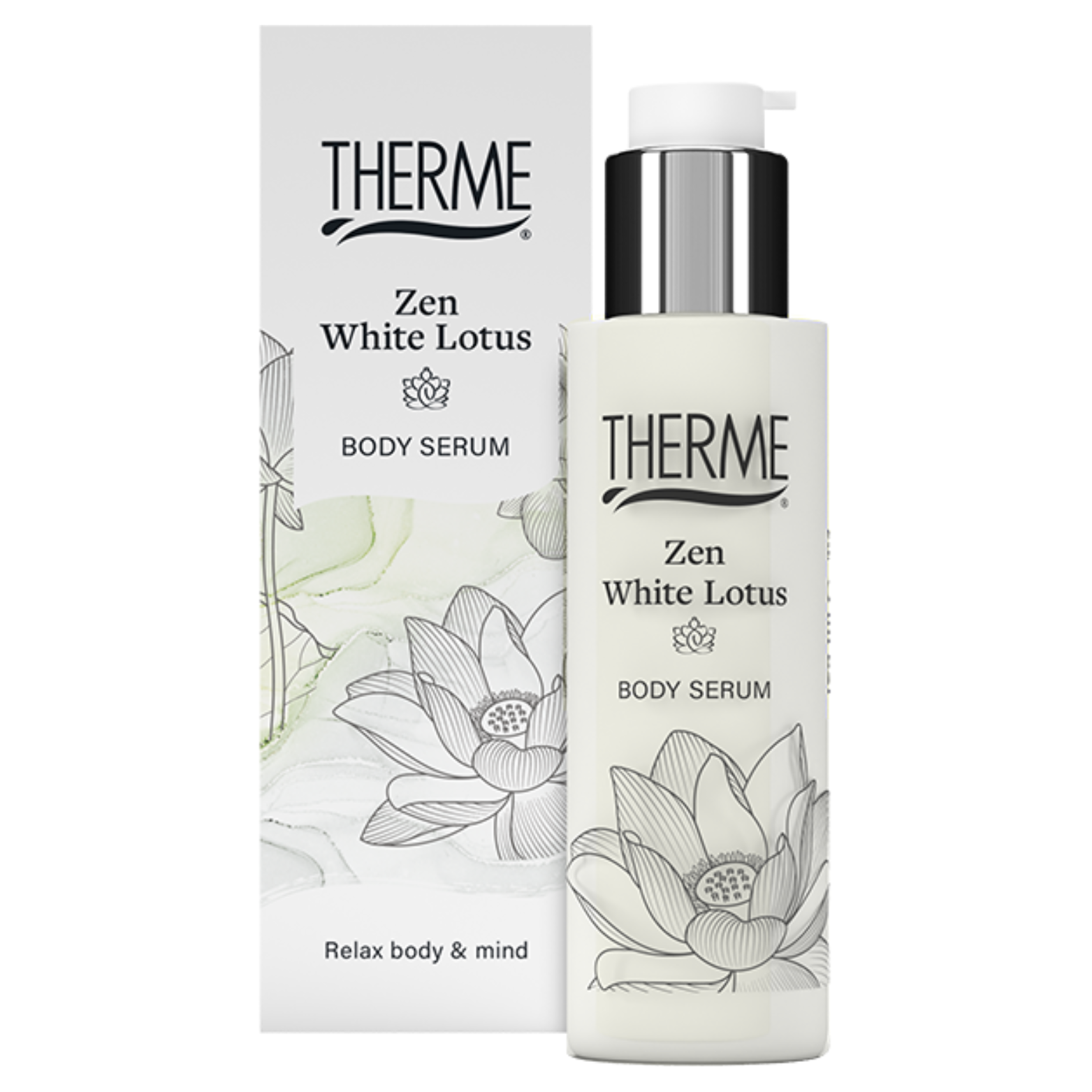 THERME ZEN WHITE LOTUS KŪNO SERUMAS, 125 ML