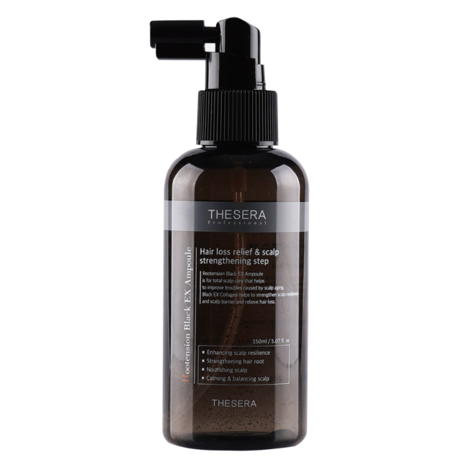 THESERA ROOTENSION BLACK EX PURŠKIAMAS SERUMAS, 150 ML