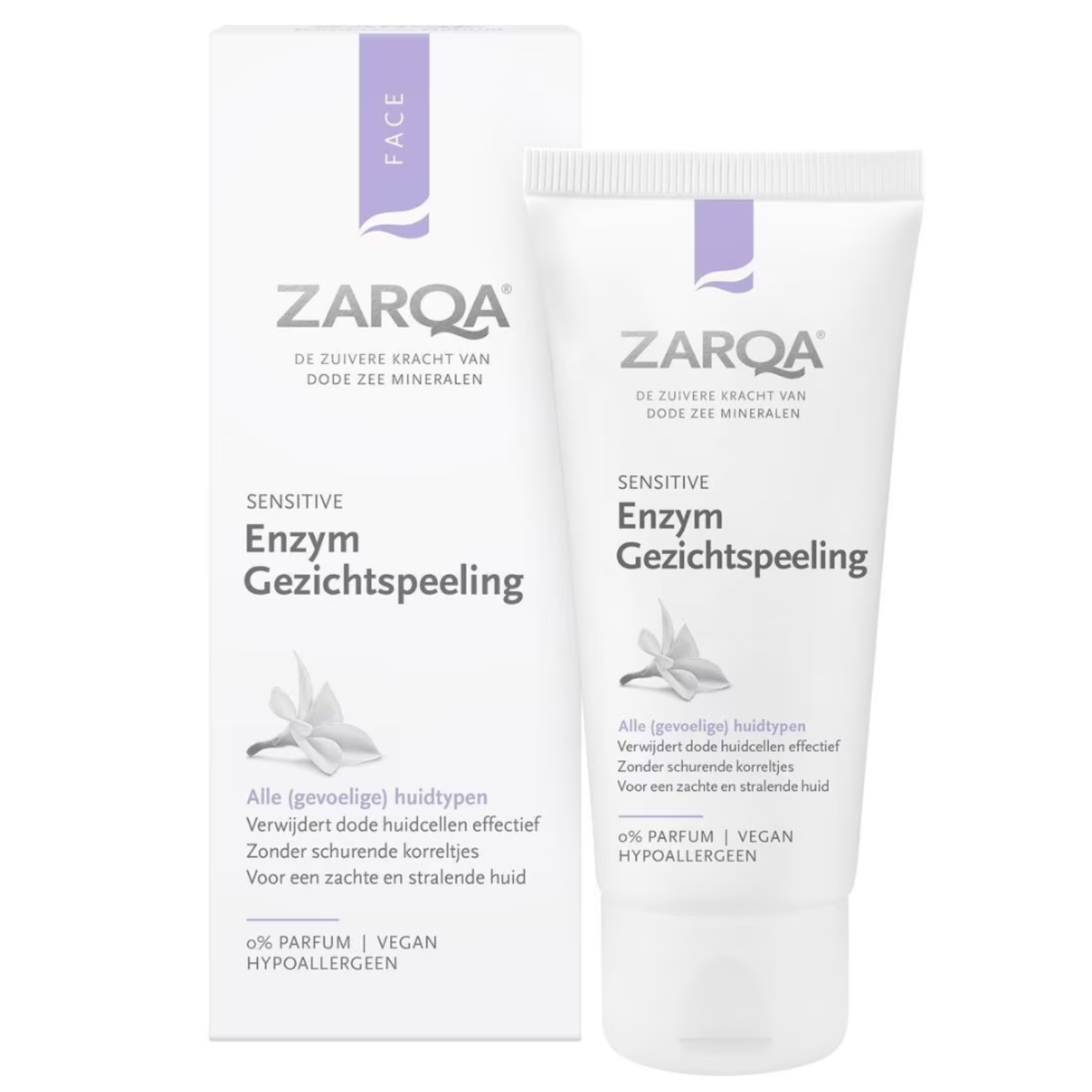 ZARQA ENZIMINIS ŠVELNUS VEIDO PILINGAS, 50 ml